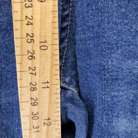 Sidefeel Jeans Womens Size 12 Blue High Waist Straight Leg Stretch Denim - Picture 7 of 12